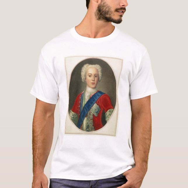 T-shirt Portrait de prince Charles Edouard (Devant)