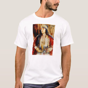 T-shirt Portrait de Rudolph Valentino en tant que cheik