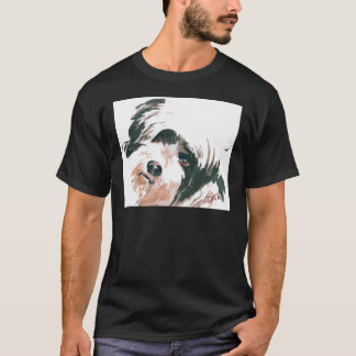 T-shirt Portrait de Terrier tibétain