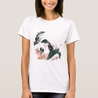 T-shirt Portrait de Terrier tibétain