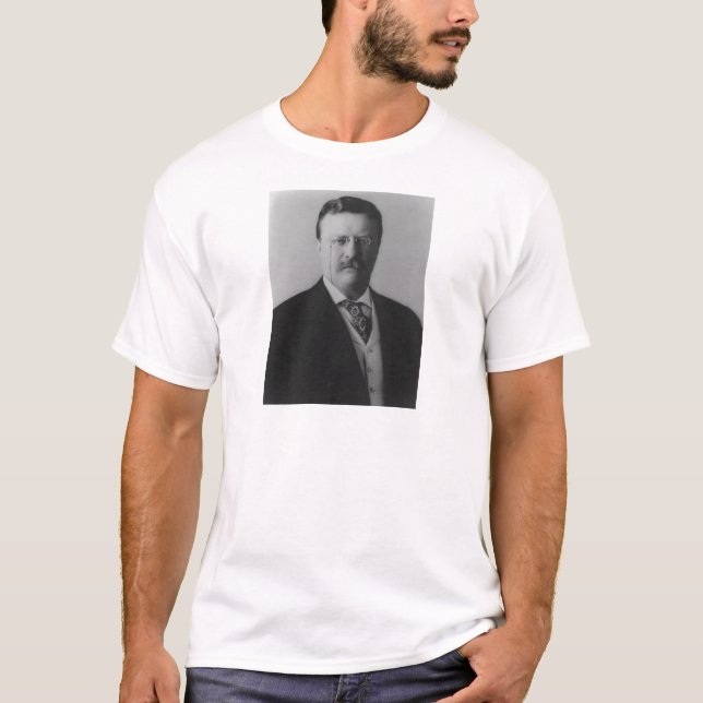 T-shirt Portrait de Theodore Roosevelt (Devant)