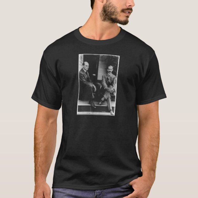 T-shirt Portrait de Wilbur Wright et d'Orville Wright (Devant)