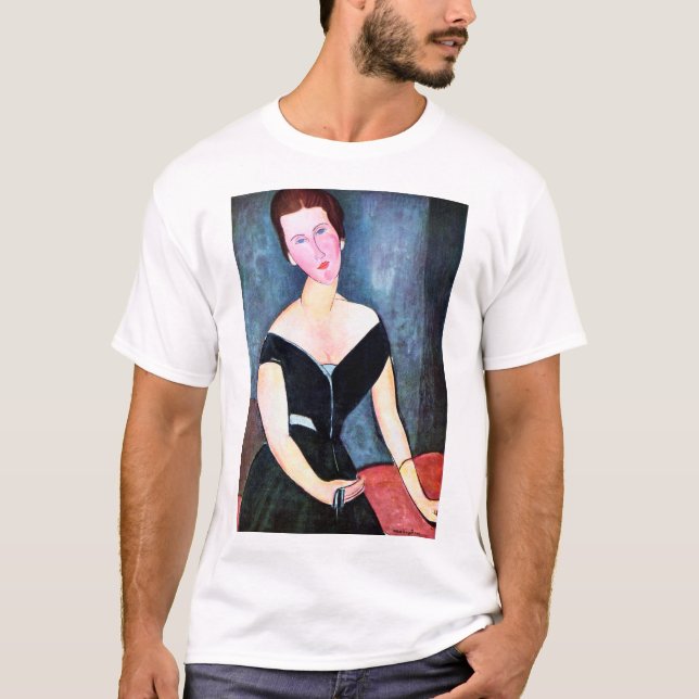 T-shirt Portrait de Woman (Devant)