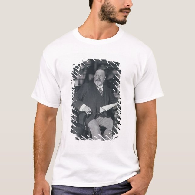 T-shirt Portrait d'Edouard VII (1841-1910) (b/w (Devant)