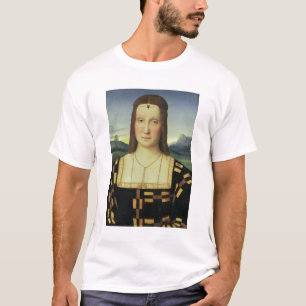 T-shirt Portrait d'Elizabeth Gonzaga, c.1504 (huile sur le