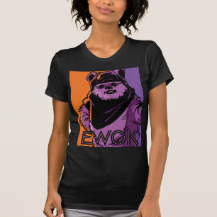 T-shirt Portrait d'Ewok bicolore