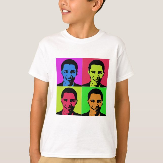 T-shirt Portrait d'Obama (Devant)
