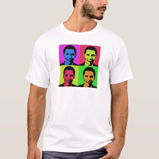 T-shirt Portrait d'Obama (Devant)