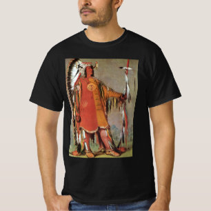 T-shirt Portrait du chef indien Mato-Tope par George Catli