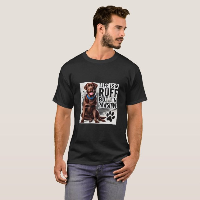 T-shirt Portrait du laboratoire de chocolat mignon (Devant entier)