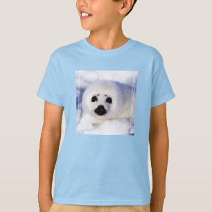 T-shirt Portrait d'un bébé phoque de la banquise