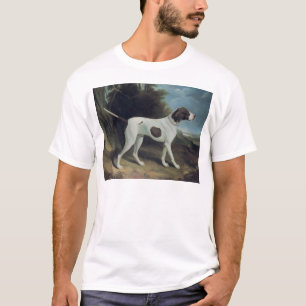 T-shirt Portrait d'un foie et d'un indicateur blanc