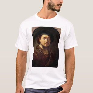 T-shirt Portrait d'un homme avec une chaîne d'or
