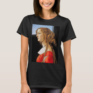 T-shirt Portrait d'une dame, Sandro Botticelli