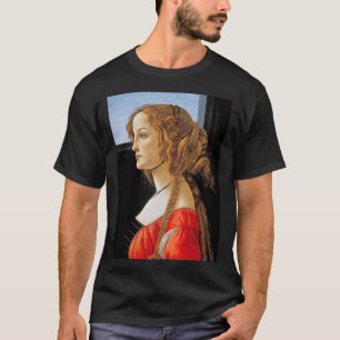 T-shirt Portrait d'une dame, Sandro Botticelli