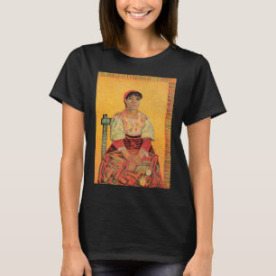 T-shirt Portrait d'une femme italienne par Vincent van Gog