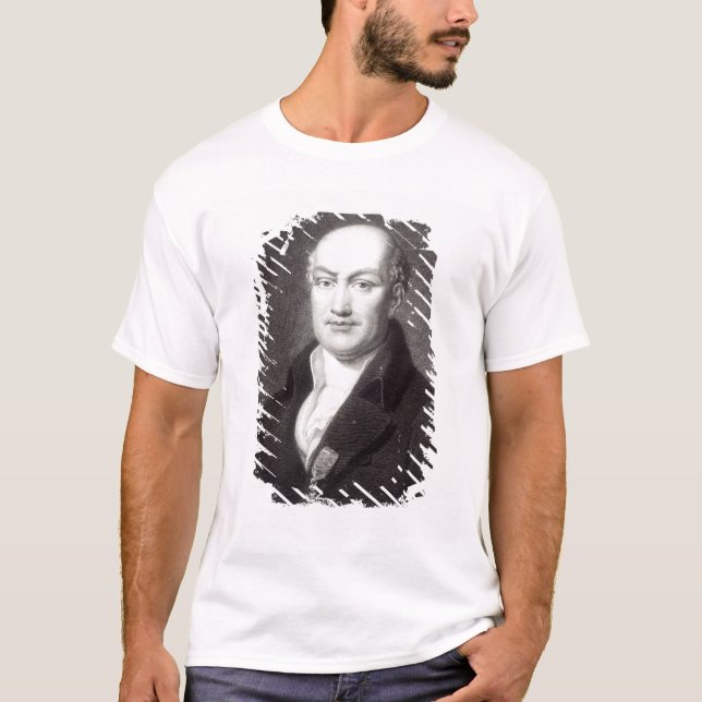 T-shirt Portrait en Jean Baptiste Joseph Delambre (Devant)