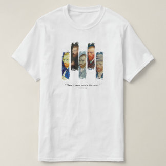 T-Shirt portrait et citation de Vincent Van Gogh