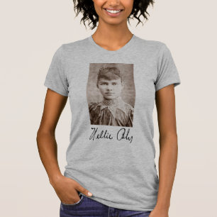 T-shirt Portrait et signature de Nellie Bly