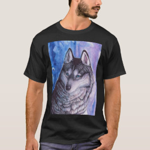T-shirt Portrait Husky