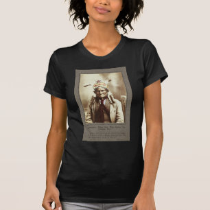 T-shirt Portrait indien de Geronimo du Chef de Chiricahua