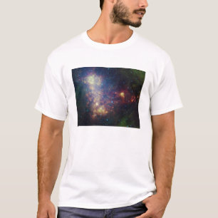 T-shirt Portrait infrarouge révélant les étoiles et la pou