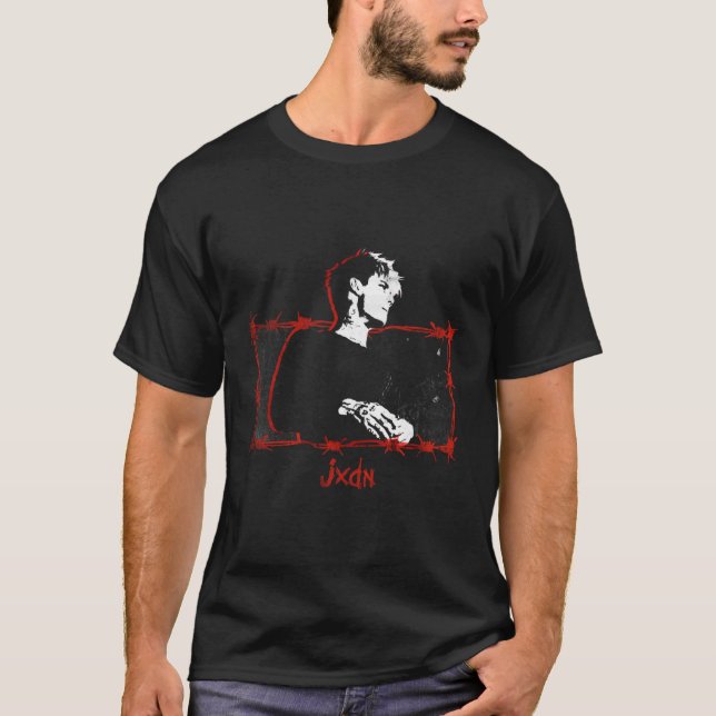T-shirt Portrait Jxdn Barbed (Devant)
