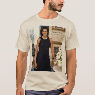 T-shirt Portrait officiel de première Madame Michelle