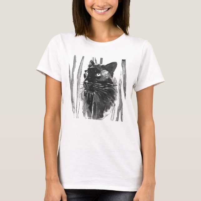 T-shirt Portrait Panther (Devant)