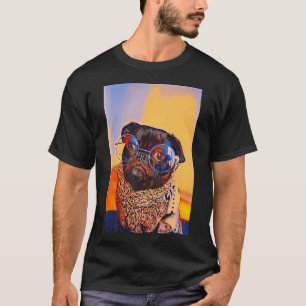 T-shirt Portrait Pop Art de Professeur Remplaçant au Couch