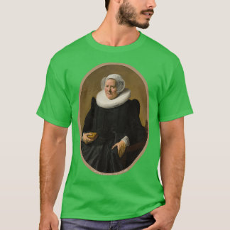 T-shirt portraits d'une dame âgée1633 Frans Hals