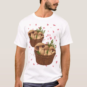 T-shirt "Ports mystiques de champignons - Panier d'Imagina