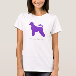 T-shirt portugais de chien d'eau (silhouette