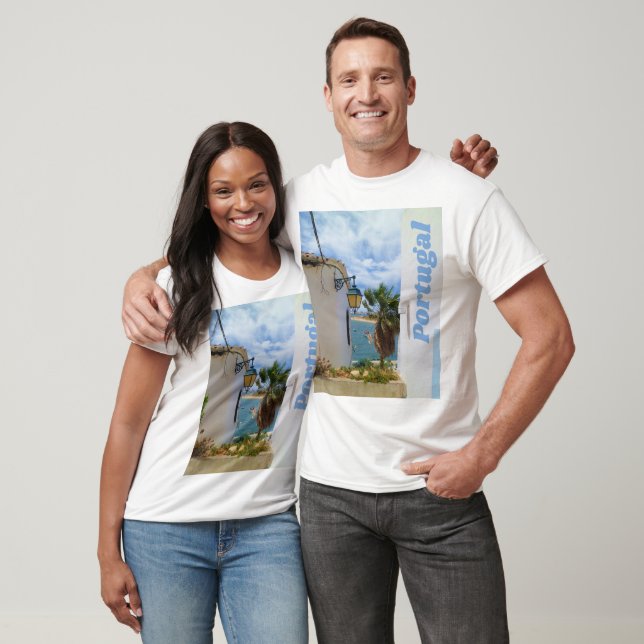 T-shirt Portugal Algarve Village de pêcheurs (Unisexe)