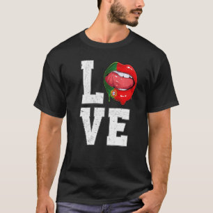 T-shirt Portugal Drapeau Football Fan Amour Portugais