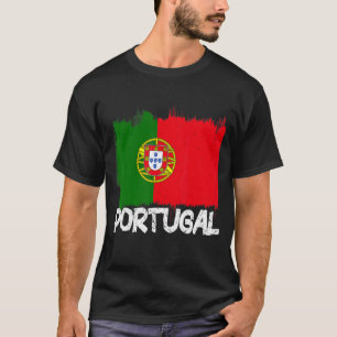 T-shirt Portugal Drapeau Rétro Vintage