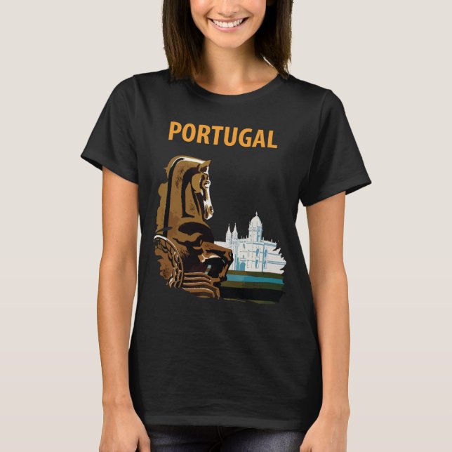 T-shirt Portugal et Lisbonne (Devant)