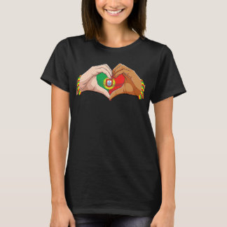 T-shirt Portugal Femmes Hommes Patriotique Portugais Drape