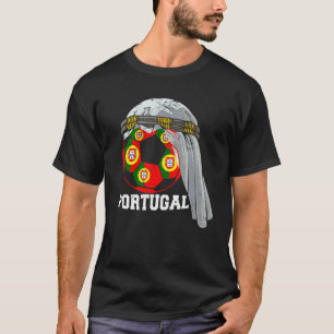 T-shirt Portugal Football 2022 Bal Drapeau Arab Keffiyeh F