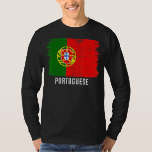 T-shirt Portugal vintage Drapeau Portugais Fier De Mes Rac