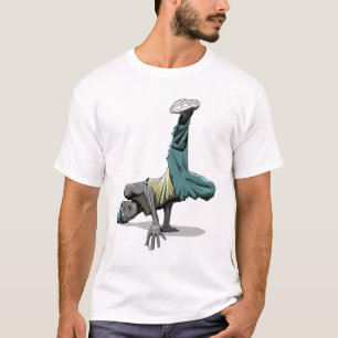 T-shirt pose 1 de danse de coupure