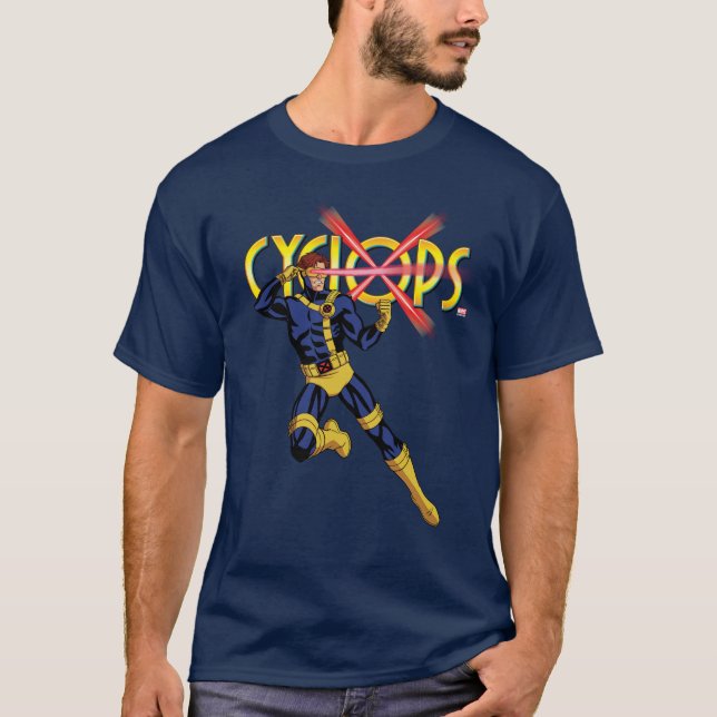 T-shirt Pose de caractères Cyclops (Devant)