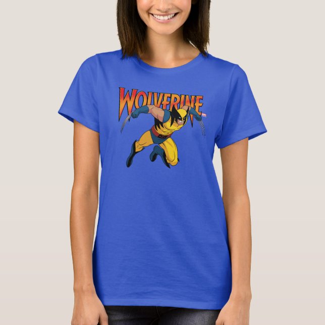 T-shirt Pose de caractères Wolverine (Devant)