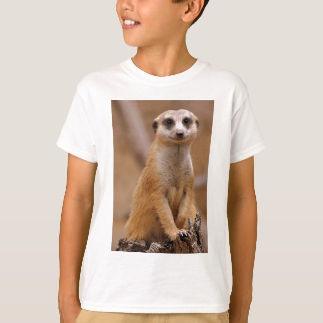 T-shirt Pose de Meerkat (Devant)