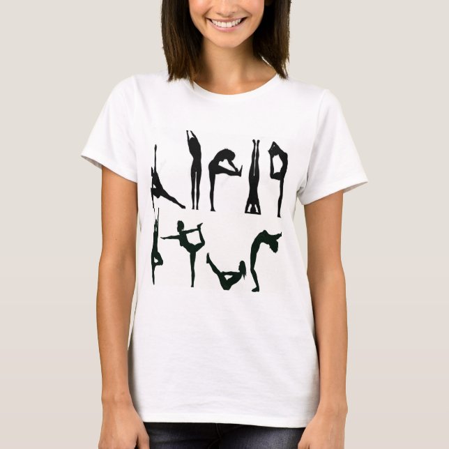 T-shirt Pose de yoga (Devant)