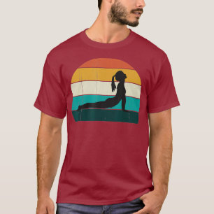 T-shirt Pose de Yoga rétro Vintage esprit corps de méditat