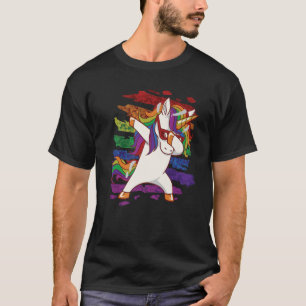 T-shirt Pose d'épandage de licorne