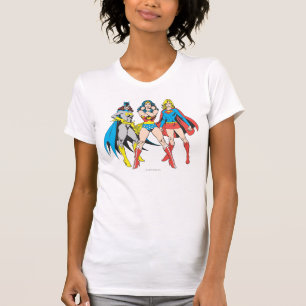 T-shirt Pose superhéroïne