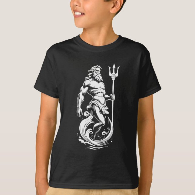 T-shirt Poseidon God of the Sea (Devant)