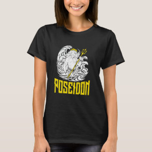 T-shirt Poséidon Grèce Antique Dieux Mythologie Grecque